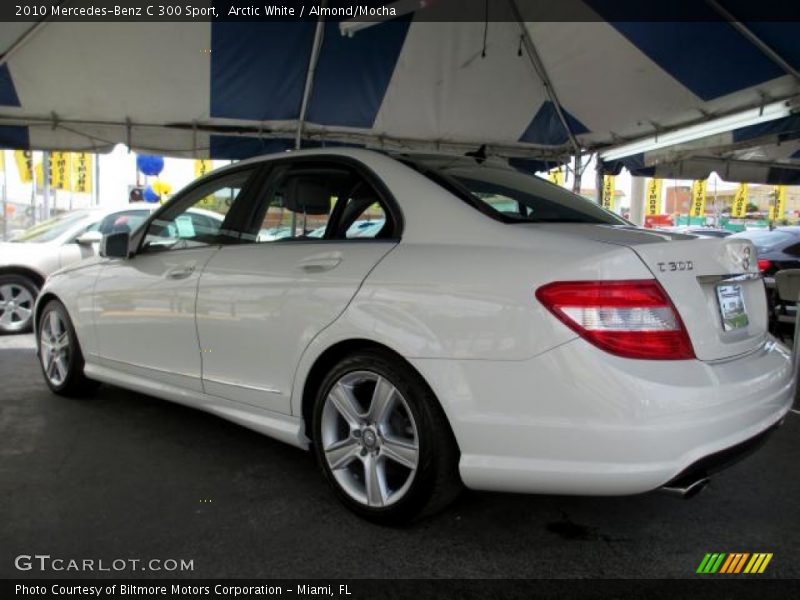 Arctic White / Almond/Mocha 2010 Mercedes-Benz C 300 Sport