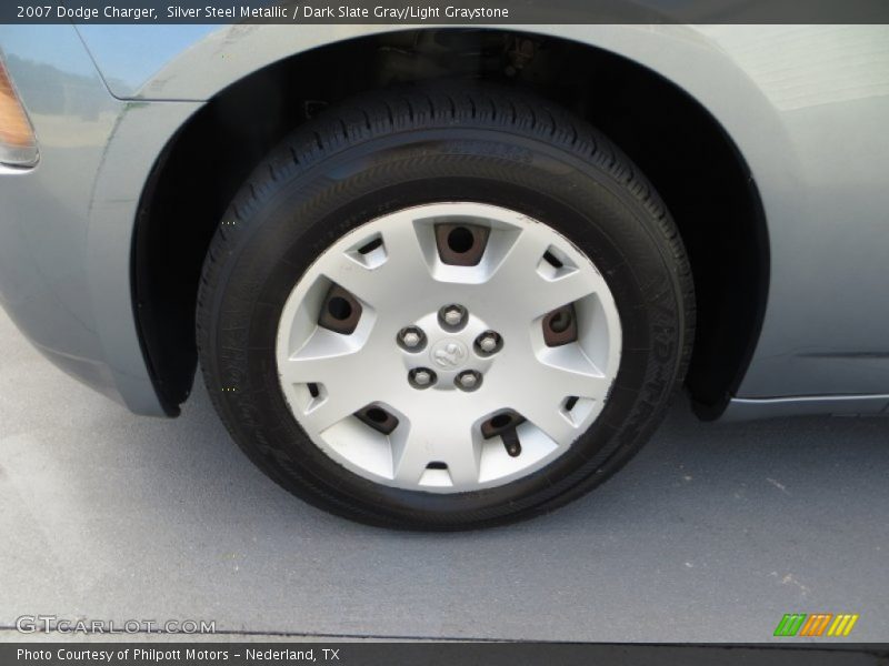 Silver Steel Metallic / Dark Slate Gray/Light Graystone 2007 Dodge Charger