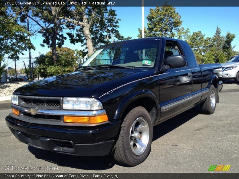Onyx Black / Medium Gray 2001 Chevrolet S10 Extended Cab
