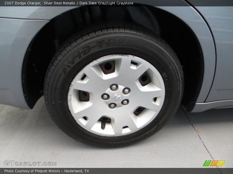 Silver Steel Metallic / Dark Slate Gray/Light Graystone 2007 Dodge Charger