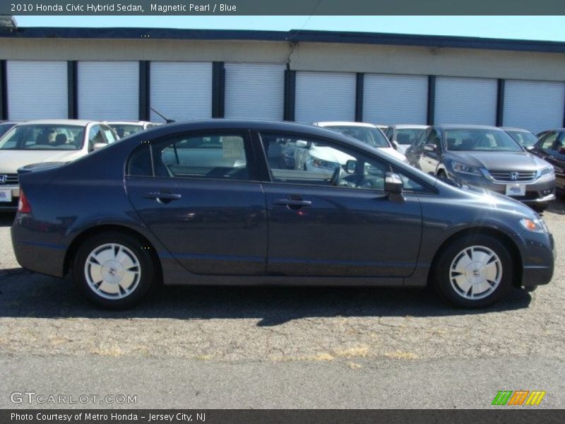 Magnetic Pearl / Blue 2010 Honda Civic Hybrid Sedan