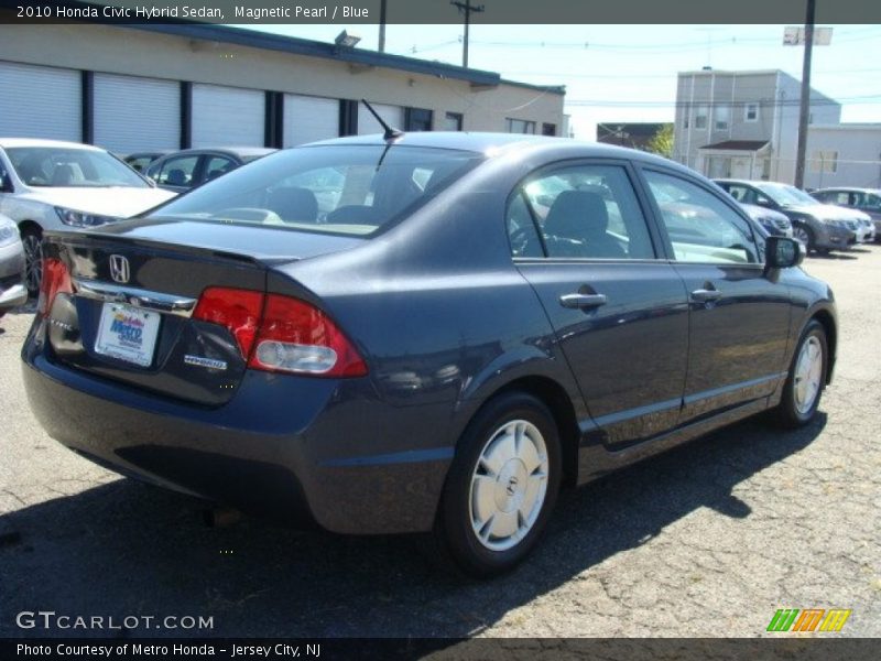 Magnetic Pearl / Blue 2010 Honda Civic Hybrid Sedan