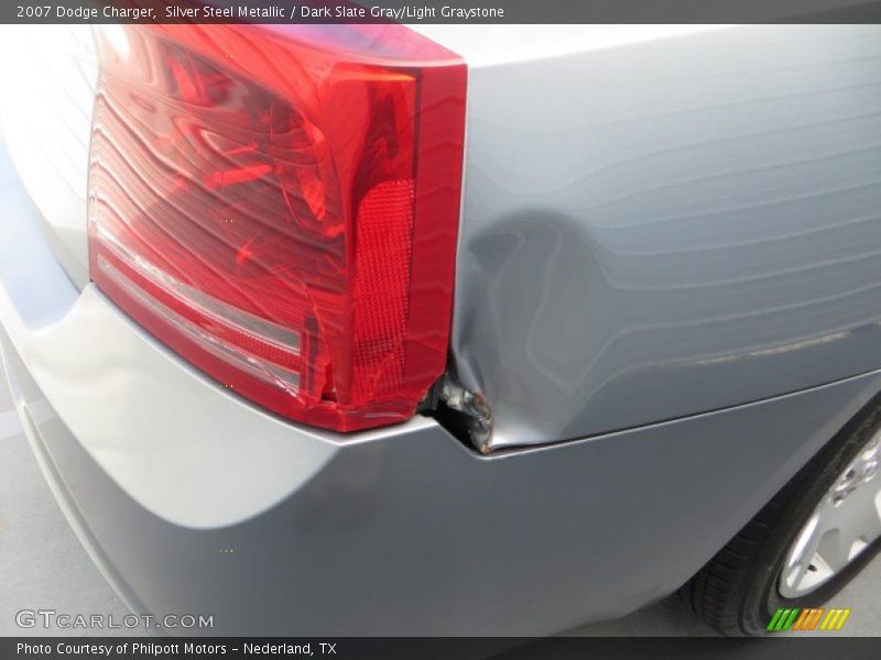 Silver Steel Metallic / Dark Slate Gray/Light Graystone 2007 Dodge Charger
