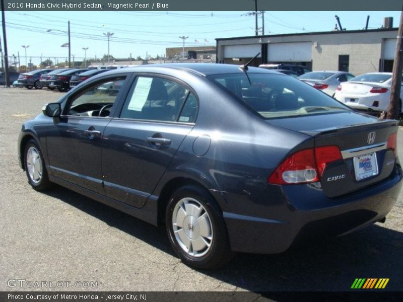 Magnetic Pearl / Blue 2010 Honda Civic Hybrid Sedan