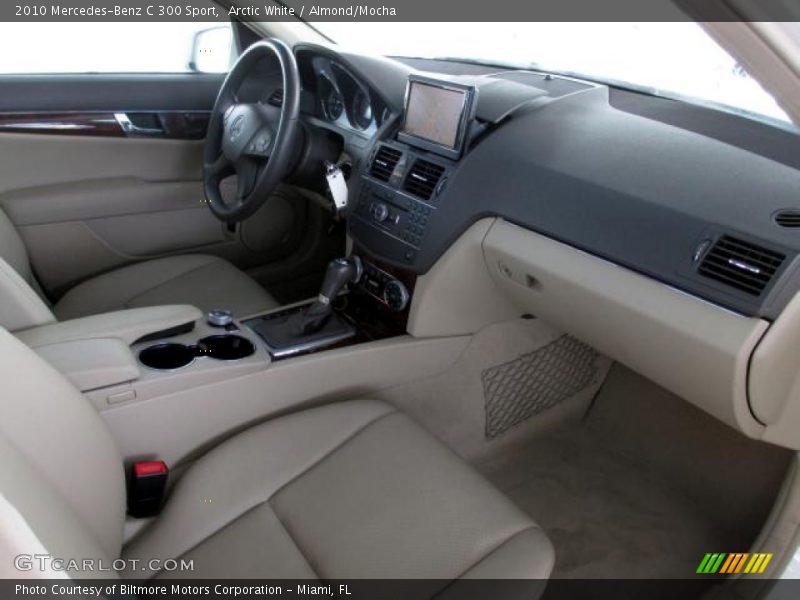 Arctic White / Almond/Mocha 2010 Mercedes-Benz C 300 Sport