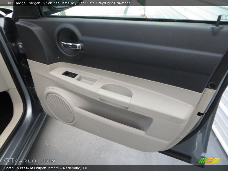Silver Steel Metallic / Dark Slate Gray/Light Graystone 2007 Dodge Charger