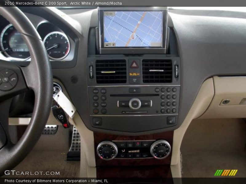 Arctic White / Almond/Mocha 2010 Mercedes-Benz C 300 Sport