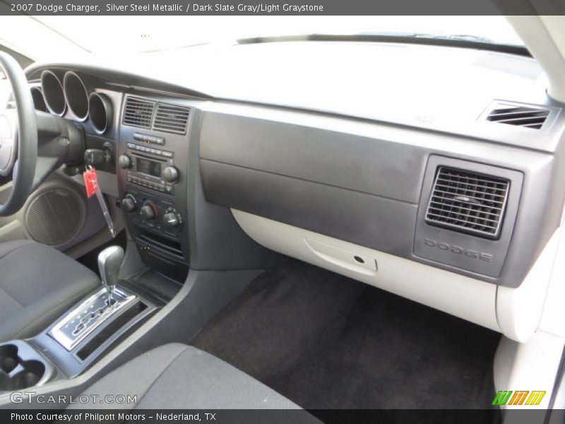 Silver Steel Metallic / Dark Slate Gray/Light Graystone 2007 Dodge Charger