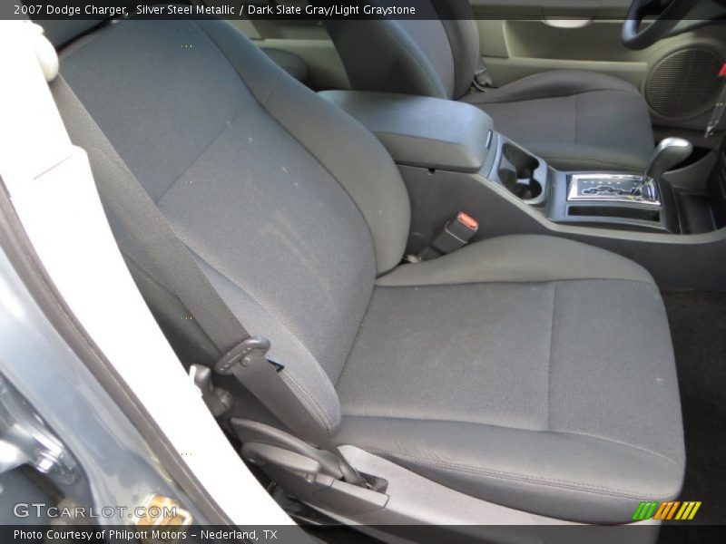Silver Steel Metallic / Dark Slate Gray/Light Graystone 2007 Dodge Charger