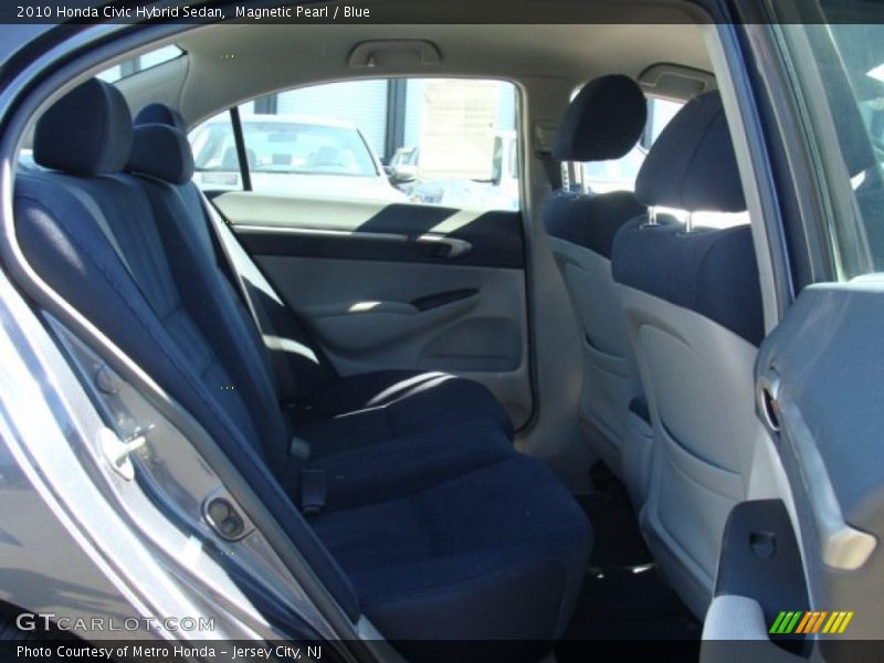 Magnetic Pearl / Blue 2010 Honda Civic Hybrid Sedan