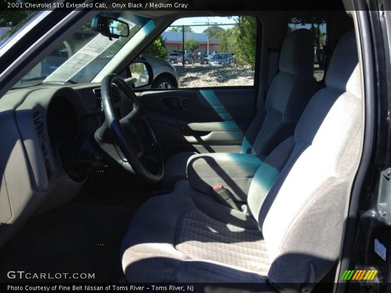 Onyx Black / Medium Gray 2001 Chevrolet S10 Extended Cab