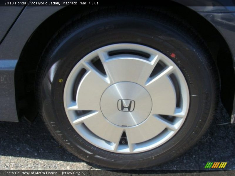 Magnetic Pearl / Blue 2010 Honda Civic Hybrid Sedan