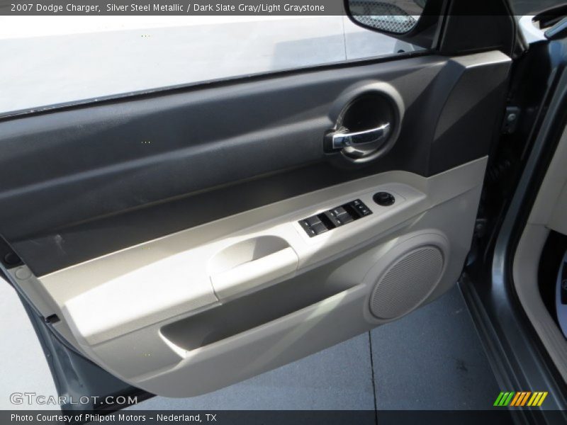 Silver Steel Metallic / Dark Slate Gray/Light Graystone 2007 Dodge Charger