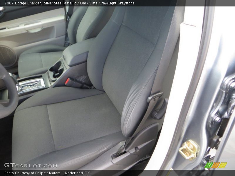Silver Steel Metallic / Dark Slate Gray/Light Graystone 2007 Dodge Charger