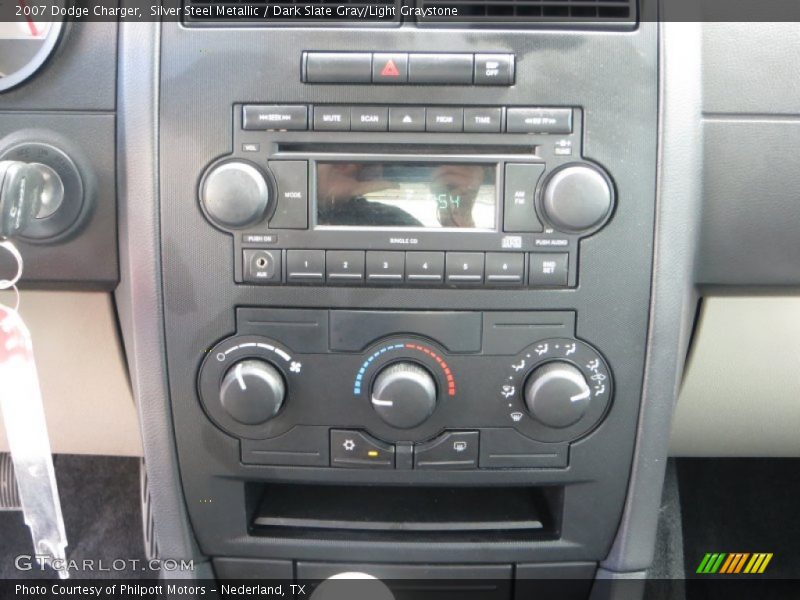 Silver Steel Metallic / Dark Slate Gray/Light Graystone 2007 Dodge Charger