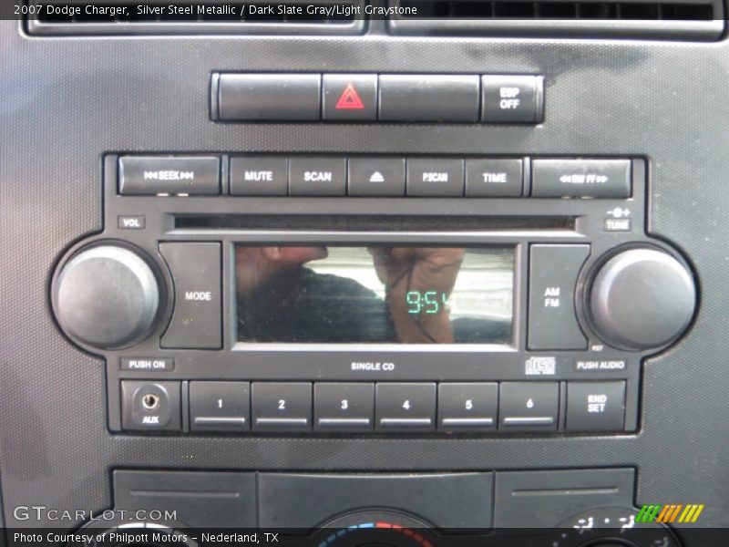 Silver Steel Metallic / Dark Slate Gray/Light Graystone 2007 Dodge Charger