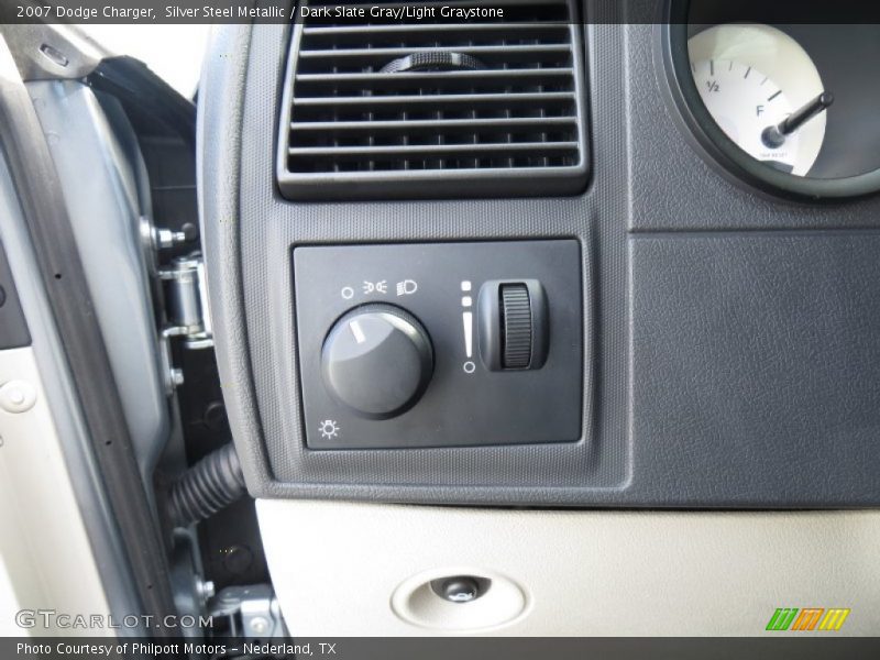 Silver Steel Metallic / Dark Slate Gray/Light Graystone 2007 Dodge Charger