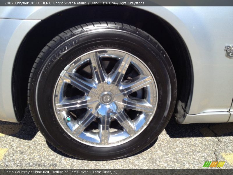 Bright Silver Metallic / Dark Slate Gray/Light Graystone 2007 Chrysler 300 C HEMI