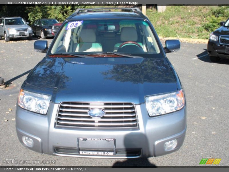 Newport Blue Pearl / Desert Beige 2008 Subaru Forester 2.5 X L.L.Bean Edition