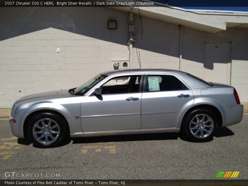 Bright Silver Metallic / Dark Slate Gray/Light Graystone 2007 Chrysler 300 C HEMI