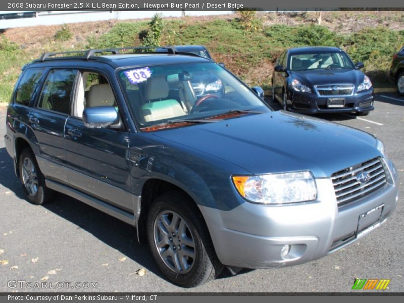 Newport Blue Pearl / Desert Beige 2008 Subaru Forester 2.5 X L.L.Bean Edition