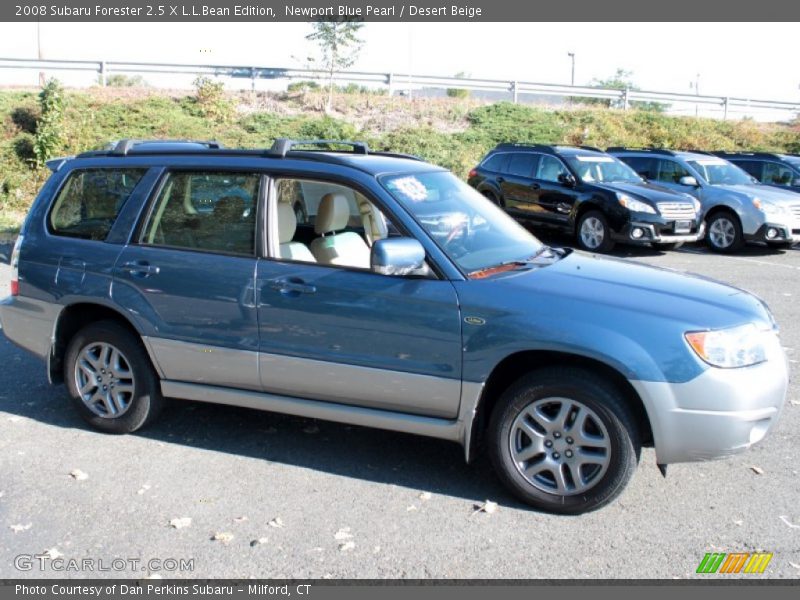 Newport Blue Pearl / Desert Beige 2008 Subaru Forester 2.5 X L.L.Bean Edition