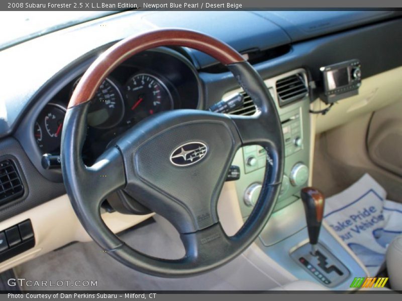 Newport Blue Pearl / Desert Beige 2008 Subaru Forester 2.5 X L.L.Bean Edition