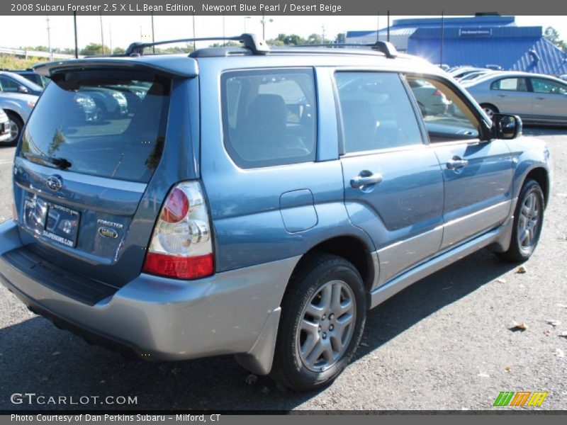 Newport Blue Pearl / Desert Beige 2008 Subaru Forester 2.5 X L.L.Bean Edition