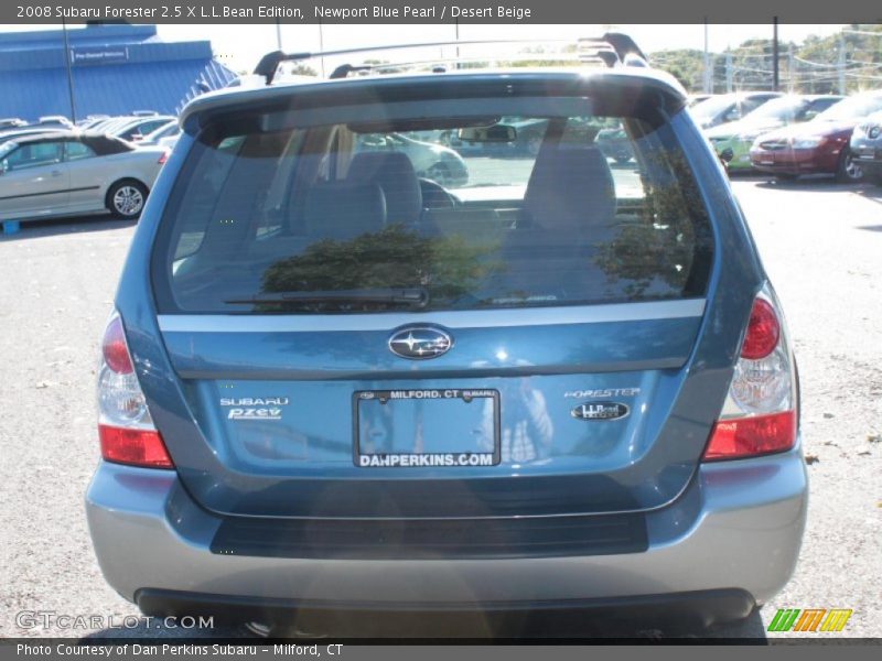 Newport Blue Pearl / Desert Beige 2008 Subaru Forester 2.5 X L.L.Bean Edition