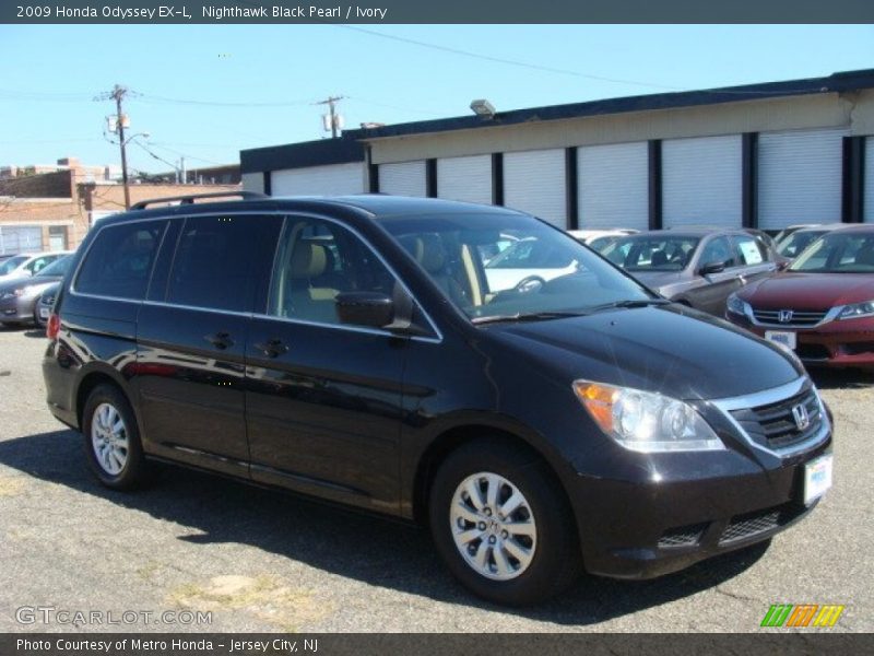 Nighthawk Black Pearl / Ivory 2009 Honda Odyssey EX-L