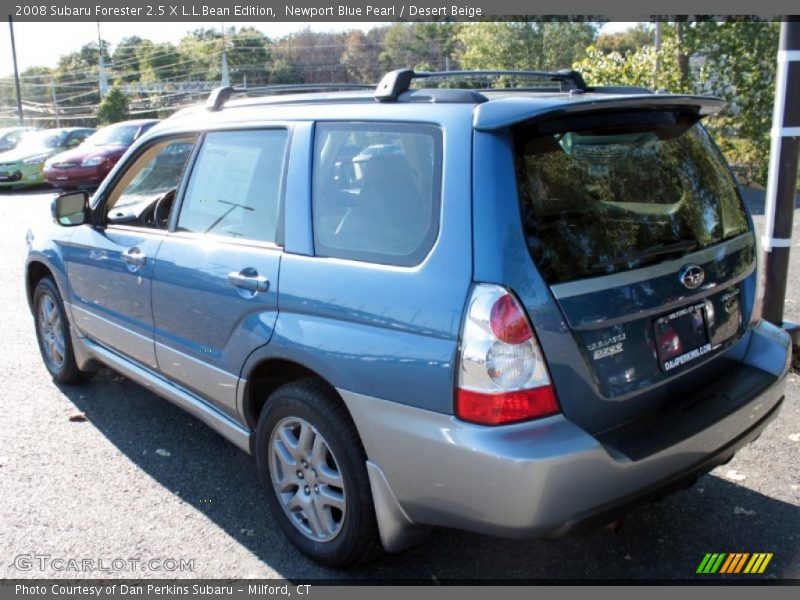 Newport Blue Pearl / Desert Beige 2008 Subaru Forester 2.5 X L.L.Bean Edition