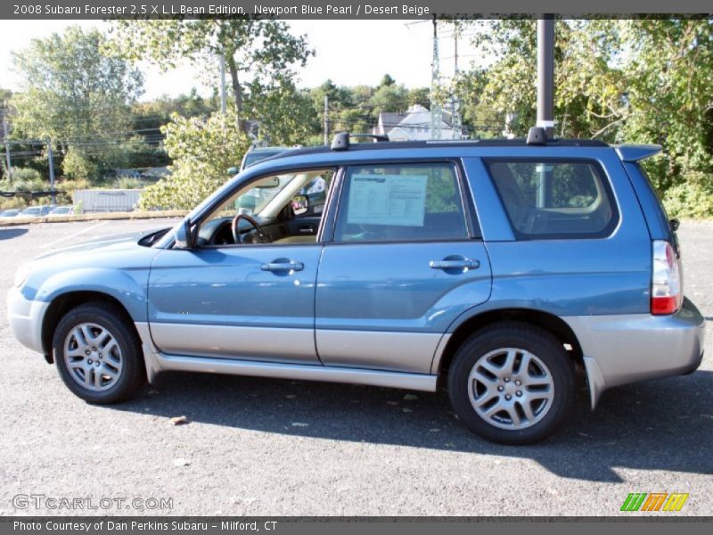 Newport Blue Pearl / Desert Beige 2008 Subaru Forester 2.5 X L.L.Bean Edition