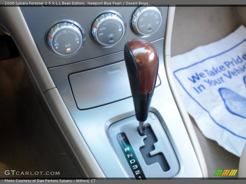 Newport Blue Pearl / Desert Beige 2008 Subaru Forester 2.5 X L.L.Bean Edition