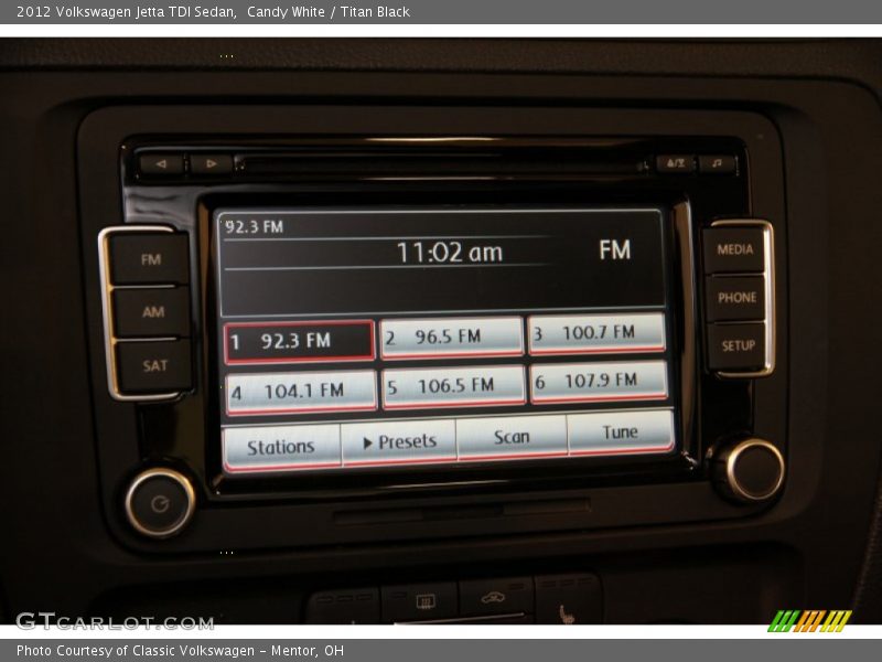 Candy White / Titan Black 2012 Volkswagen Jetta TDI Sedan