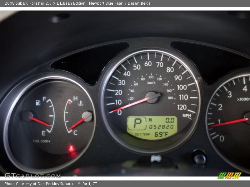 Newport Blue Pearl / Desert Beige 2008 Subaru Forester 2.5 X L.L.Bean Edition