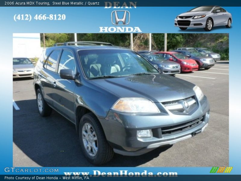 Steel Blue Metallic / Quartz 2006 Acura MDX Touring