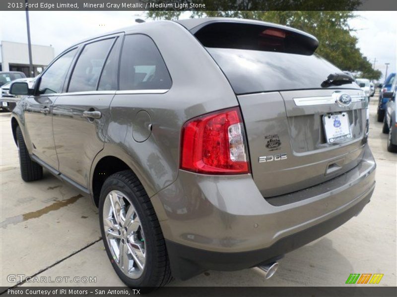 Mineral Gray Metallic / Medium Light Stone 2013 Ford Edge Limited