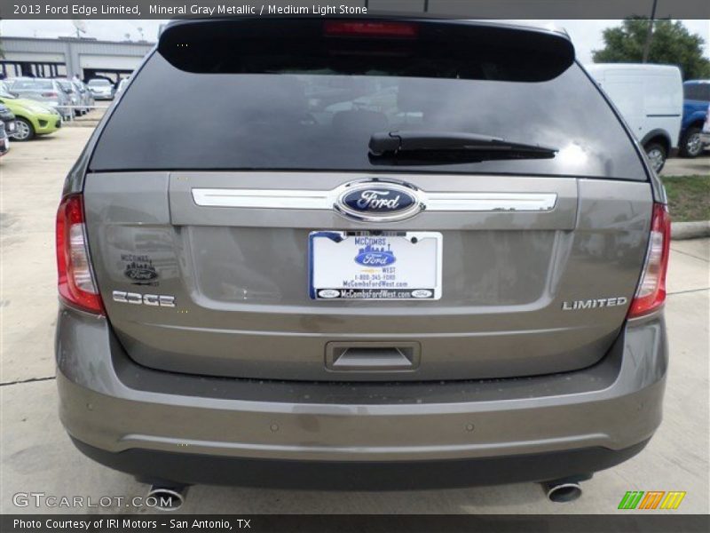 Mineral Gray Metallic / Medium Light Stone 2013 Ford Edge Limited
