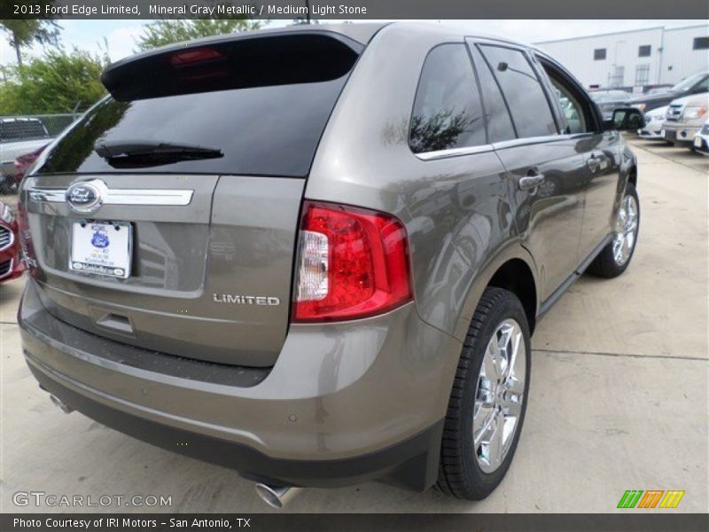 Mineral Gray Metallic / Medium Light Stone 2013 Ford Edge Limited