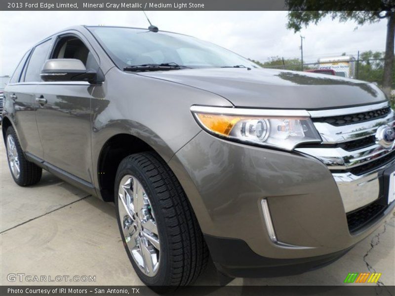 Mineral Gray Metallic / Medium Light Stone 2013 Ford Edge Limited