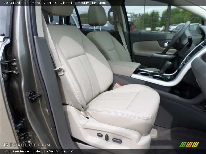 Mineral Gray Metallic / Medium Light Stone 2013 Ford Edge Limited