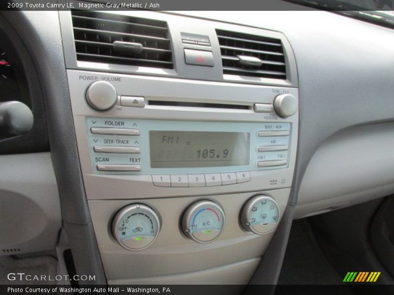 Magnetic Gray Metallic / Ash 2009 Toyota Camry LE