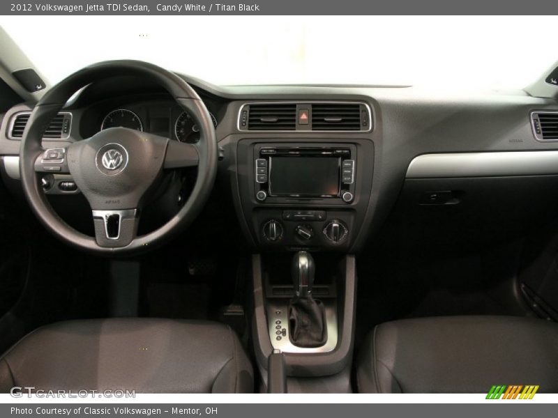 Candy White / Titan Black 2012 Volkswagen Jetta TDI Sedan