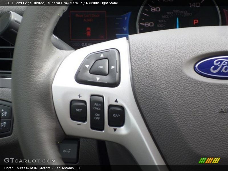 Mineral Gray Metallic / Medium Light Stone 2013 Ford Edge Limited