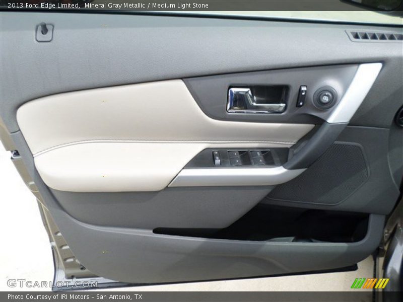 Mineral Gray Metallic / Medium Light Stone 2013 Ford Edge Limited
