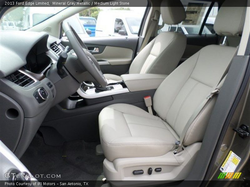 Mineral Gray Metallic / Medium Light Stone 2013 Ford Edge Limited