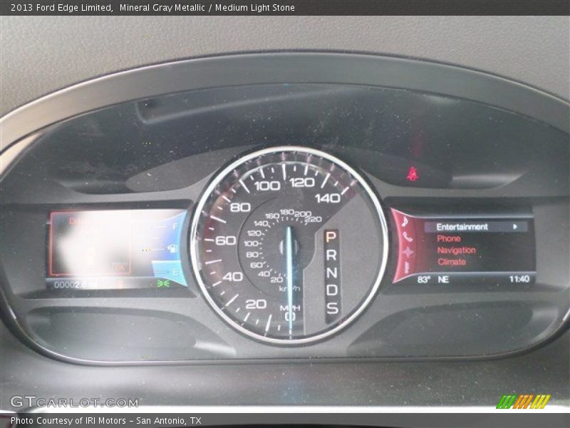 Mineral Gray Metallic / Medium Light Stone 2013 Ford Edge Limited