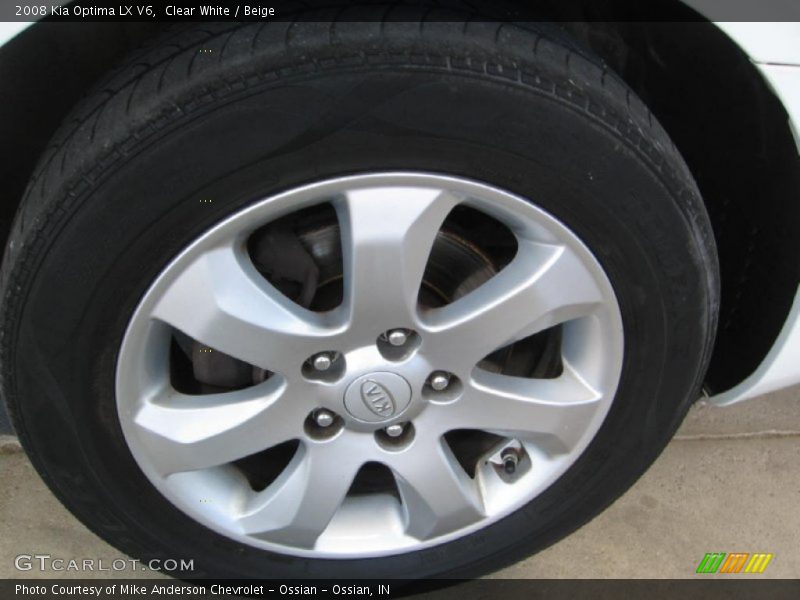 Clear White / Beige 2008 Kia Optima LX V6