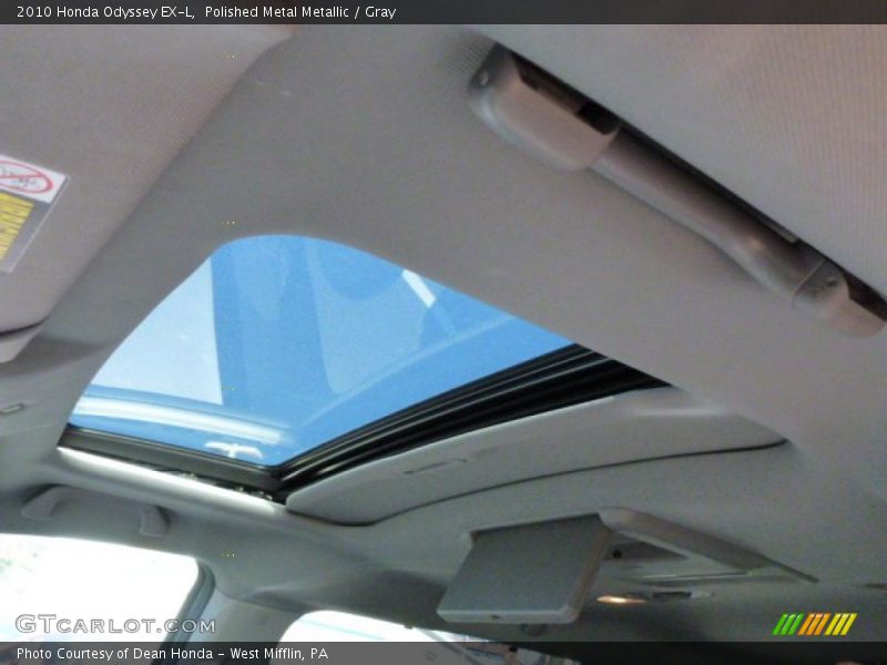 Polished Metal Metallic / Gray 2010 Honda Odyssey EX-L