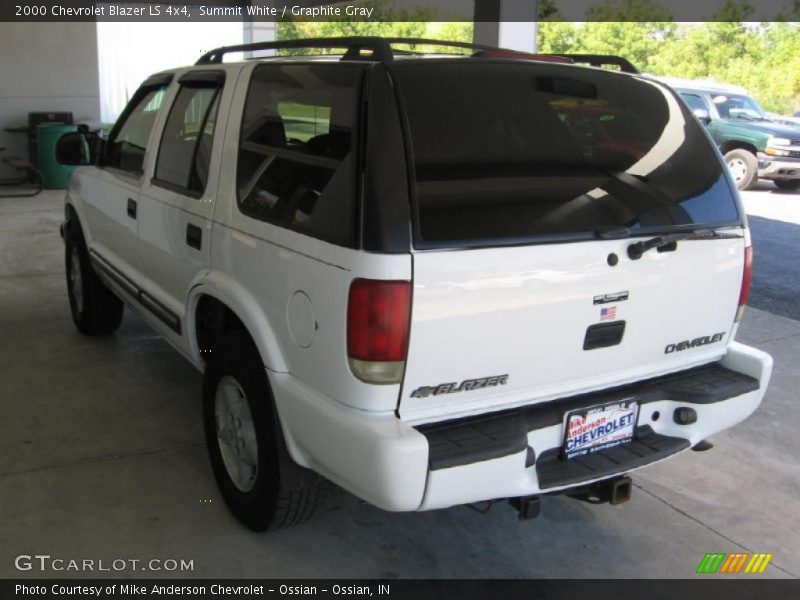 Summit White / Graphite Gray 2000 Chevrolet Blazer LS 4x4